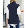 imageANRABESS Sweater Vest Women Turtleneck Sleeveless Loose Fit Pullover Knit Spilt Tank Tops 2025 Casual Trendy Fall OutfitsNavy Blue