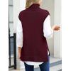 imageANRABESS Sweater Vest Women Turtleneck Sleeveless Loose Fit Pullover Knit Spilt Tank Tops 2025 Casual Trendy Fall OutfitsWind Red