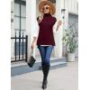 imageANRABESS Sweater Vest Women Turtleneck Sleeveless Loose Fit Pullover Knit Spilt Tank Tops 2025 Casual Trendy Fall OutfitsWind Red