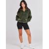 imageANRABESS Sweatshirt for Women Zip Up Hoodies Cropped Pullover Fleece Hooded Sherpa Sweaters Tops 2025 Fall Winter ClothesArmy Green