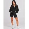 imageANRABESS Sweatshirt for Women Zip Up Hoodies Cropped Pullover Fleece Hooded Sherpa Sweaters Tops 2025 Fall Winter ClothesBlack
