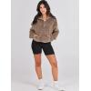 imageANRABESS Sweatshirt for Women Zip Up Hoodies Cropped Pullover Fleece Hooded Sherpa Sweaters Tops 2025 Fall Winter ClothesDeep Khaki