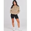 imageANRABESS Sweatshirt for Women Zip Up Hoodies Cropped Pullover Fleece Hooded Sherpa Sweaters Tops 2025 Fall Winter ClothesKhaki
