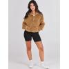 imageANRABESS Sweatshirt for Women Zip Up Hoodies Cropped Pullover Fleece Hooded Sherpa Sweaters Tops 2025 Fall Winter ClothesLight Brwon