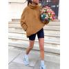 imageANRABESS Sweatshirt for Women Zip Up Hoodies Cropped Pullover Fleece Hooded Sherpa Sweaters Tops 2025 Fall Winter ClothesLight Brwon