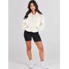 imageANRABESS Sweatshirt for Women Zip Up Hoodies Cropped Pullover Fleece Hooded Sherpa Sweaters Tops 2025 Fall Winter ClothesOffwhite