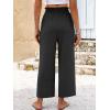 imageANRABESS Women 2025 Summer Casual Flowy Loose High Waist Boho Wide Leg Cropped Palazzo Lounge Beach Vacation Pants TrousersBlack