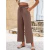 imageANRABESS Women 2025 Summer Casual Flowy Loose High Waist Boho Wide Leg Cropped Palazzo Lounge Beach Vacation Pants TrousersCoffee