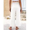 imageANRABESS Women 2025 Summer Casual Flowy Loose High Waist Boho Wide Leg Cropped Palazzo Lounge Beach Vacation Pants TrousersWhite