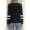 imageANRABESS Women Long Sleeve Tops Color Block Casual Shirts Lightweight Sweaters Fall Fashion Outfits 2025 Teen Girls ClothesBlackwhiite