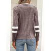 imageANRABESS Women Long Sleeve Tops Color Block Casual Shirts Lightweight Sweaters Fall Fashion Outfits 2025 Teen Girls ClothesCool Ash Brownwhite