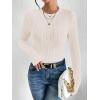 imageANRABESS Women Long Sleeve Tops Slim Fitted Business Casual Shirts Rib Textured TShirts 2025 Fall Outfits Dressy Work BlouseApricot