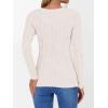 imageANRABESS Women Long Sleeve Tops Slim Fitted Business Casual Shirts Rib Textured TShirts 2025 Fall Outfits Dressy Work BlouseApricot