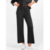 imageANRABESS Womens 2 Piece Outfits 34 Sleeve Loose Tops Wide leg Pants Lounge Pajama Set Casual Travel Loungewear ClothesBlack