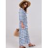 imageANRABESS Womens Boho Maxi Dresses 2025 Summer V Neck Puff Sleeve Floral Flowy Swing Fall Casual Long DressBlue