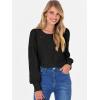 imageANRABESS Womens Eyelet Long Sleeve Tops Business Casual Blouses Crochet Lace Shirts 2025 Fall Fashion OutfitsBlack