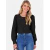 imageANRABESS Womens Eyelet Long Sleeve Tops Business Casual Blouses Crochet Lace Shirts 2025 Fall Fashion OutfitsBlack