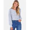 imageANRABESS Womens Eyelet Long Sleeve Tops Business Casual Blouses Crochet Lace Shirts 2025 Fall Fashion OutfitsLight Blue