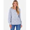imageANRABESS Womens Eyelet Long Sleeve Tops Business Casual Blouses Crochet Lace Shirts 2025 Fall Fashion OutfitsLight Blue