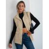 imageANRABESS Womens Fleece Vest Loose Warm Button Down Fall Fuzzy Sherpa Jackets Fuzzy Vest With Pockets Winter OuterwearBeige