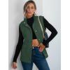 imageANRABESS Womens Fleece Vest Loose Warm Button Down Fall Fuzzy Sherpa Jackets Fuzzy Vest With Pockets Winter OuterwearDark Green