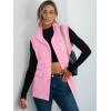 imageANRABESS Womens Fleece Vest Loose Warm Button Down Fall Fuzzy Sherpa Jackets Fuzzy Vest With Pockets Winter OuterwearPink