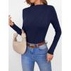 imageANRABESS Womens Long Sleeve Mock Neck Shirts Fitted Dressy Casual Blouse 2025 Fall Office Work Thermal TopsNavy Blue