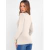 imageANRABESS Womens Long Sleeve Mock Neck Tops Slim Fitted Basic Layer Office Work Shirts 2025 Fall Outfits Y2K ClothesBeige