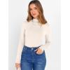 imageANRABESS Womens Long Sleeve Mock Neck Tops Slim Fitted Basic Layer Office Work Shirts 2025 Fall Outfits Y2K ClothesBeige