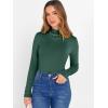 imageANRABESS Womens Long Sleeve Mock Neck Tops Slim Fitted Basic Layer Office Work Shirts 2025 Fall Outfits Y2K ClothesForest