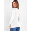 imageANRABESS Womens Long Sleeve Mock Neck Tops Slim Fitted Basic Layer Office Work Shirts 2025 Fall Outfits Y2K ClothesWhite