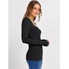 imageANRABESS Womens Long Sleeve Square Neck Tops Ribbed Knit Slim Fit Shirts Basic Tee 2025 Fall Dressy Casual TShirts ClothesBlack