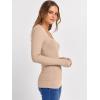 imageANRABESS Womens Long Sleeve Square Neck Tops Ribbed Knit Slim Fit Shirts Basic Tee 2025 Fall Dressy Casual TShirts ClothesLight Camel