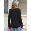 imageANRABESS Womens Long Sleeve Tops Lace Dressy Casual Blouses 2025 Fall Tunic Shirts Trendy V Neck TShirts Work Travel OutfitsBlack