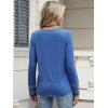 imageANRABESS Womens Long Sleeve Tops Lace Dressy Casual Blouses 2025 Fall Tunic Shirts Trendy V Neck TShirts Work Travel OutfitsBlue