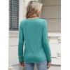 imageANRABESS Womens Long Sleeve Tops Lace Dressy Casual Blouses 2025 Fall Tunic Shirts Trendy V Neck TShirts Work Travel OutfitsCyan Green