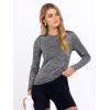 imageANRABESS Womens Long Sleeve Workout Quick Dry Fitted Yoga Gym Athletic Shirts