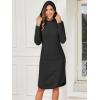imageANRABESS Womens Nightgown Fuzzy Fleece Long Sleeve Hooded Night Gown Knit House Dress with Pocket 2025 Fall Winter LoungewearBlack