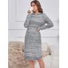 imageANRABESS Womens Nightgown Fuzzy Fleece Long Sleeve Hooded Night Gown Knit House Dress with Pocket 2025 Fall Winter LoungewearHeather Black