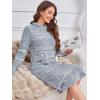 imageANRABESS Womens Nightgown Fuzzy Fleece Long Sleeve Hooded Night Gown Knit House Dress with Pocket 2025 Fall Winter LoungewearHeather Deep Grey Blue