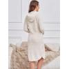 imageANRABESS Womens Nightgown Fuzzy Fleece Long Sleeve Hooded Night Gown Knit House Dress with Pocket 2025 Fall Winter LoungewearHeather Light Khaki