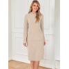 imageANRABESS Womens Nightgown Fuzzy Fleece Long Sleeve Hooded Night Gown Knit House Dress with Pocket 2025 Fall Winter LoungewearLight Khaki