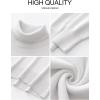 imageANRABESS Womens Turtleneck Sweaters Oversized Chunky Long Sleeve Knit High Low Hem Pullover Top 2025 Fall Winter FashionWhite