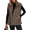 imageANRABESS Womens Fleece Vest Loose Warm Button Down Fall Fuzzy Sherpa Jackets Fuzzy Vest With Pockets Winter OuterwearCoffee