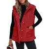 imageANRABESS Womens Fleece Vest Loose Warm Button Down Fall Fuzzy Sherpa Jackets Fuzzy Vest With Pockets Winter OuterwearRed