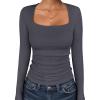 imageANRABESS Womens Long Sleeve Square Neck Tops Ribbed Knit Slim Fit Shirts Basic Tee 2025 Fall Dressy Casual TShirts ClothesDeep Grey