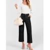 imageANRABESS Wide Leg Jeans for Women High Waist Baggy Straight Stretchy Flare Cropped Denim Pants with Patch Pockets 2025 TrendyBlack