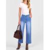 imageANRABESS Wide Leg Jeans for Women High Waist Baggy Straight Stretchy Flare Cropped Denim Pants with Patch Pockets 2025 TrendyClassic Blue