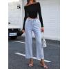 imageANRABESS Wide Leg Jeans for Women High Waist Baggy Straight Stretchy Flare Cropped Denim Pants with Patch Pockets 2025 TrendyLight Gray Blue