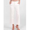 imageANRABESS Wide Leg Jeans for Women High Waist Baggy Straight Stretchy Flare Cropped Denim Pants with Patch Pockets 2025 TrendyWhite